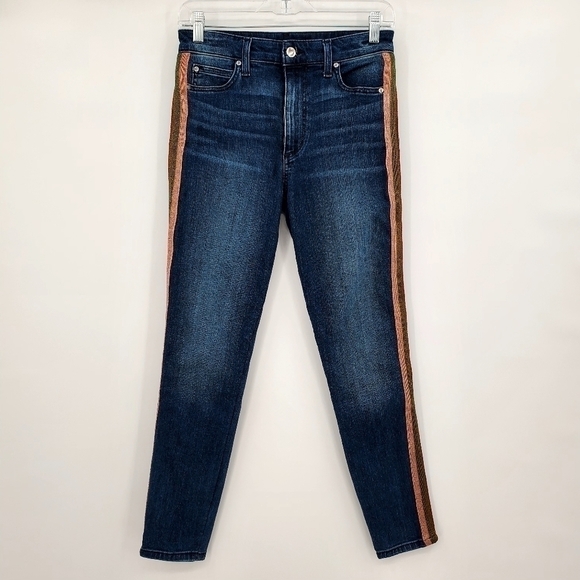 Joe's Jeans Charlie Ankle in Jillie Jeans with Racer Stripes - Picture 6 of 15